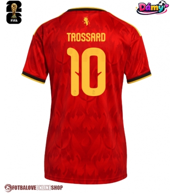 Belgie Leandro Trossard #10 Domácí Dres pro Dámy MS 2026 Krátkým Rukávem